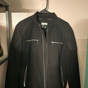 Zara Black cafe racer jacket